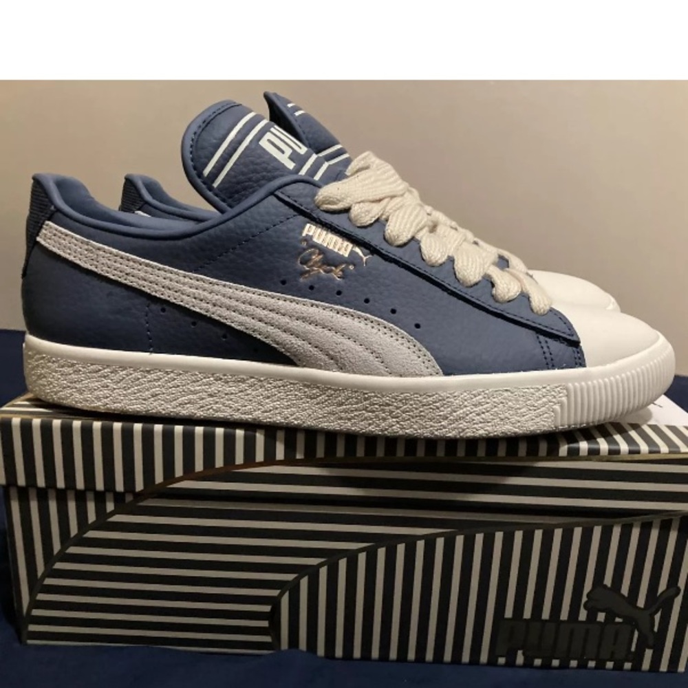 Mens Puma x Rhuigi Clyde Low Top Basketball Inky Blue